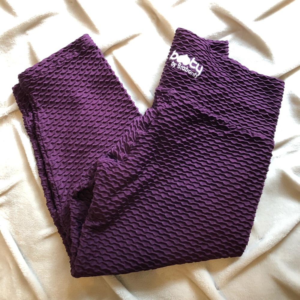BBB Cropped Croco Skin Açaí Leggings